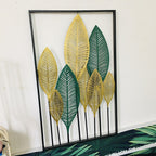 Artistic Metal Leaf Wall Sculpture | Kelmera