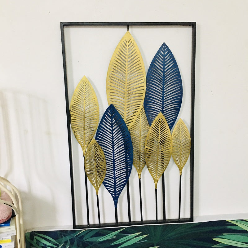 Artistic Metal Leaf Wall Sculpture | Kelmera