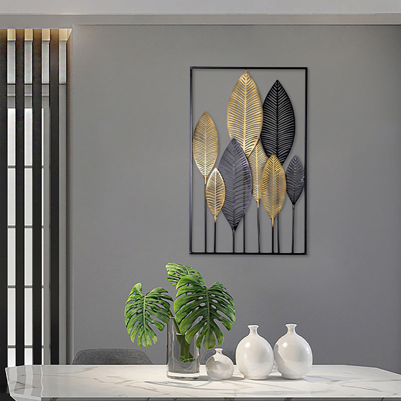 Artistic Metal Leaf Wall Sculpture | Kelmera