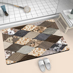 Artistic Mosaic Bath Mat | Kelmera