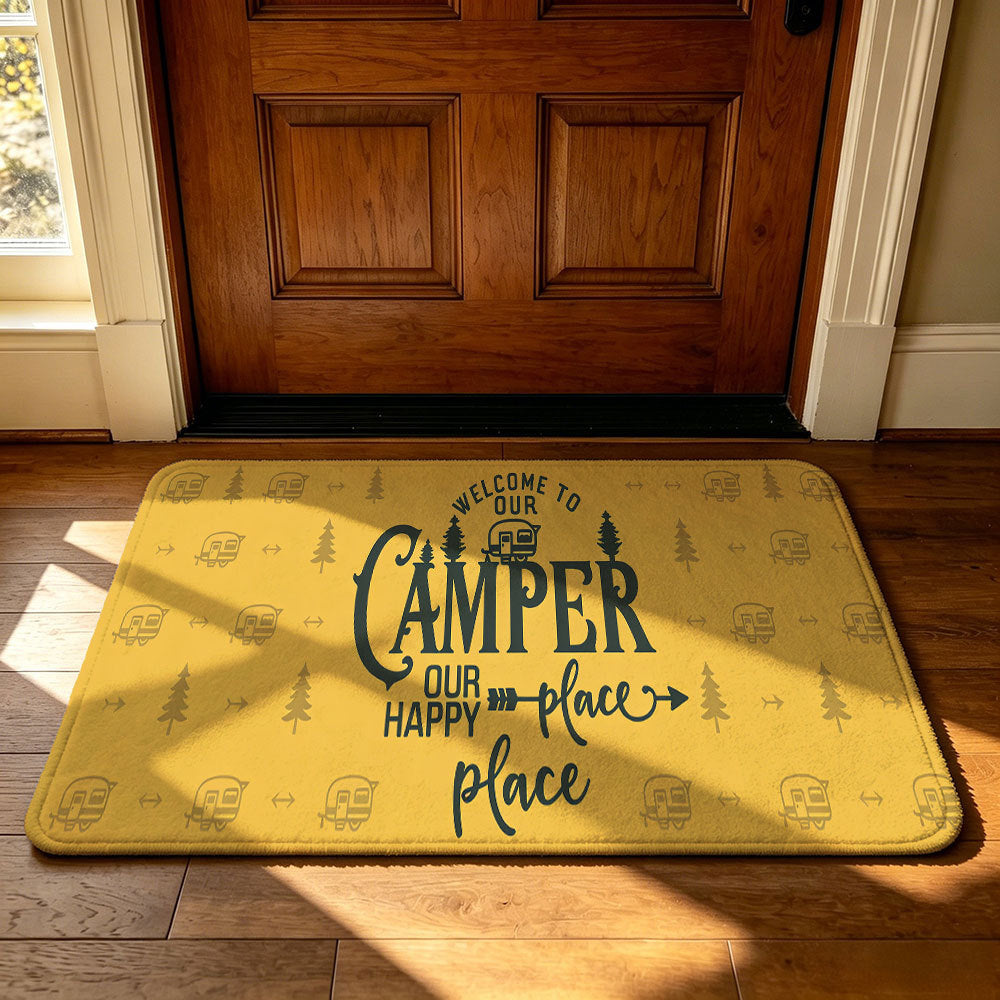 Artistic Outdoor-Themed Welcome Mat | Kelmera