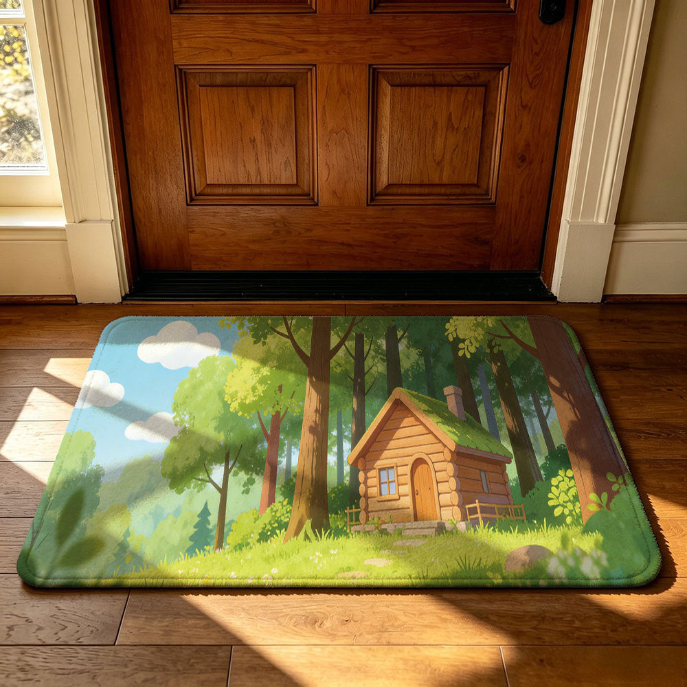 Artistic Outdoor-Themed Welcome Mat | Kelmera