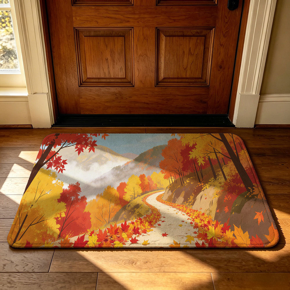 Artistic Outdoor-Themed Welcome Mat | Kelmera