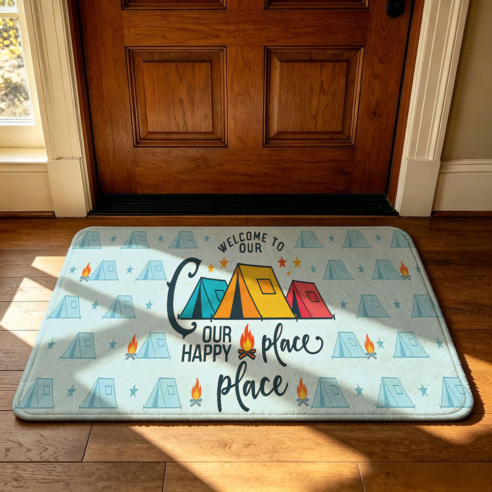 Artistic Outdoor-Themed Welcome Mat | Kelmera