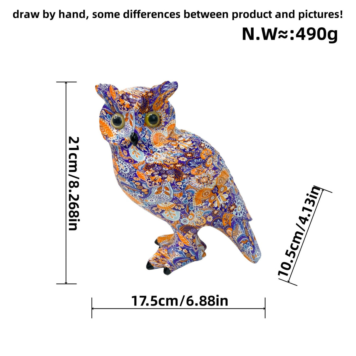 Artistic Owl Decorative Figure | Kelmera
