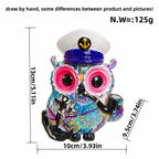 Artistic Owl Figure in Maritime Design | Kelmera