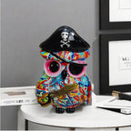 Artistic Owl Figure in Maritime Design | Kelmera