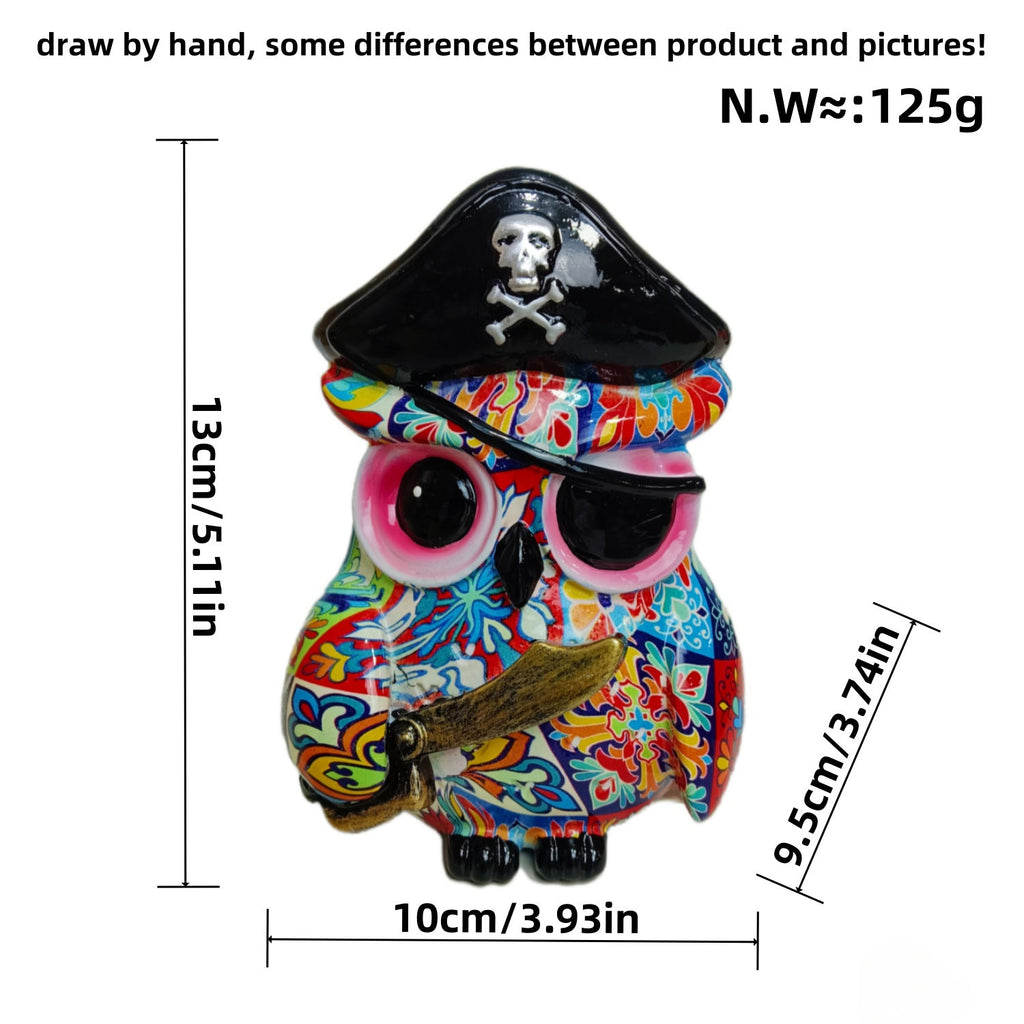 Artistic Owl Figure in Maritime Design | Kelmera