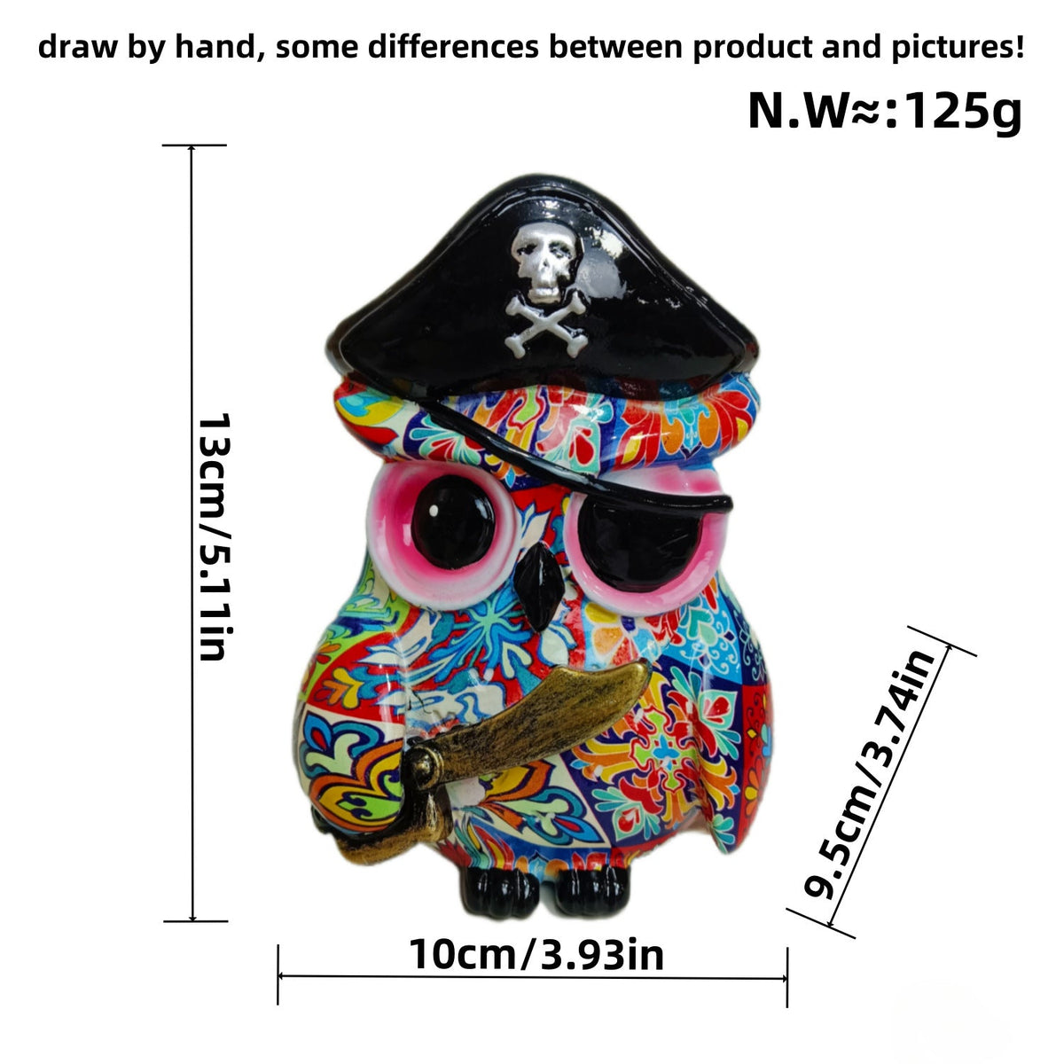 Artistic Owl Figure in Maritime Design | Kelmera