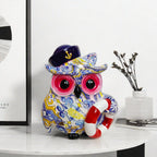 Artistic Owl Figure in Maritime Design | Kelmera