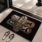 Artistic Patterned Decorative Area Rug | Kelmera