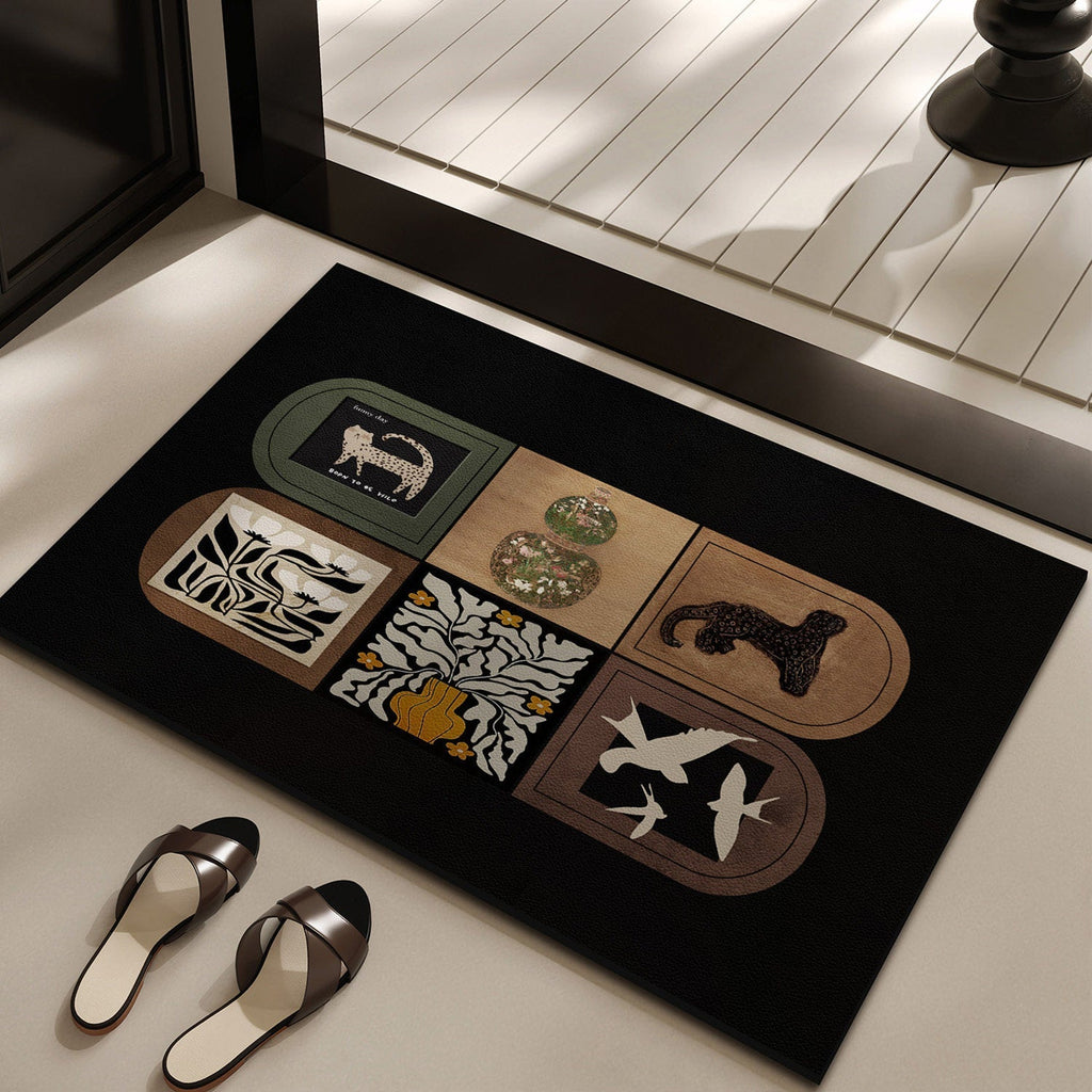 Artistic Patterned Decorative Area Rug | Kelmera