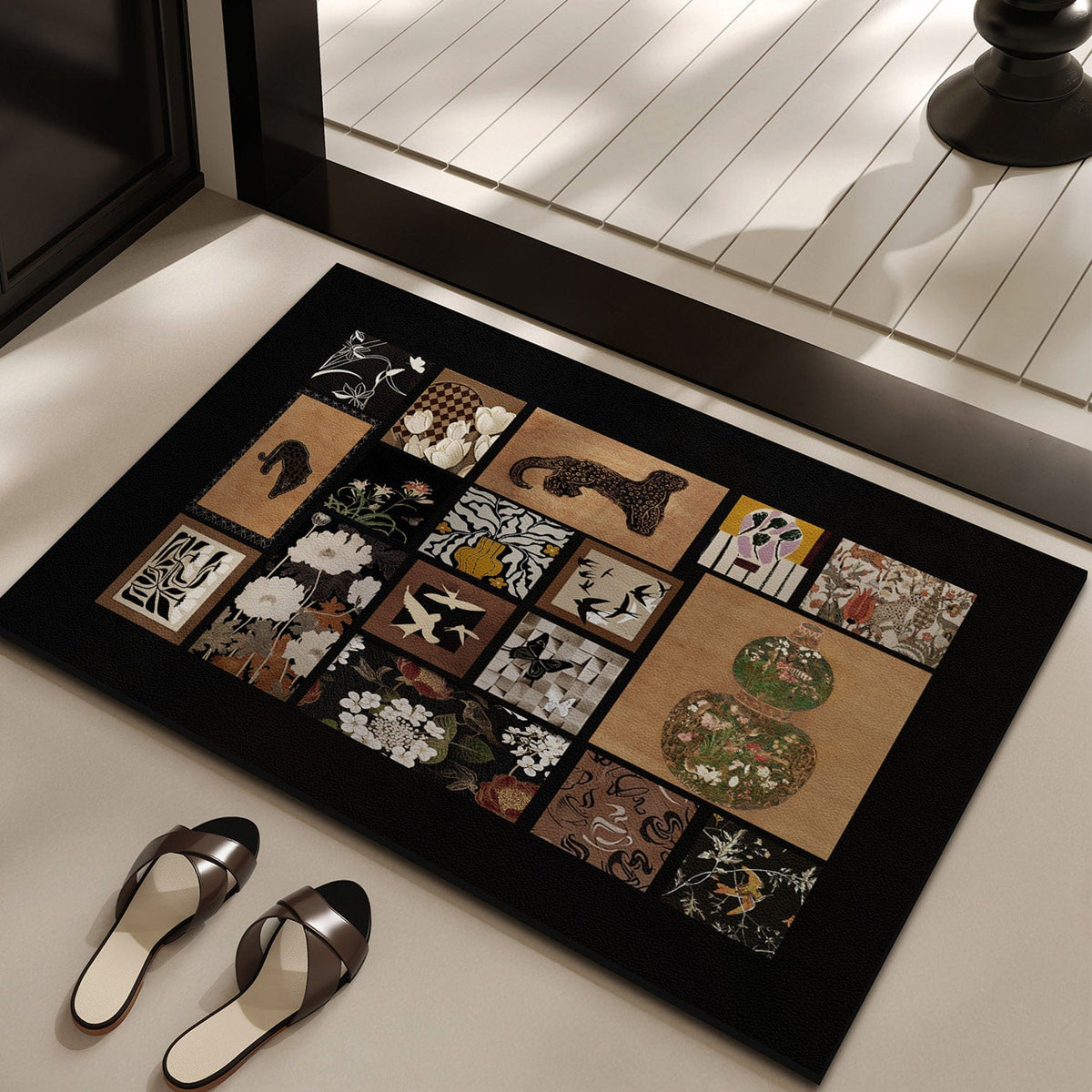 Artistic Patterned Decorative Area Rug | Kelmera