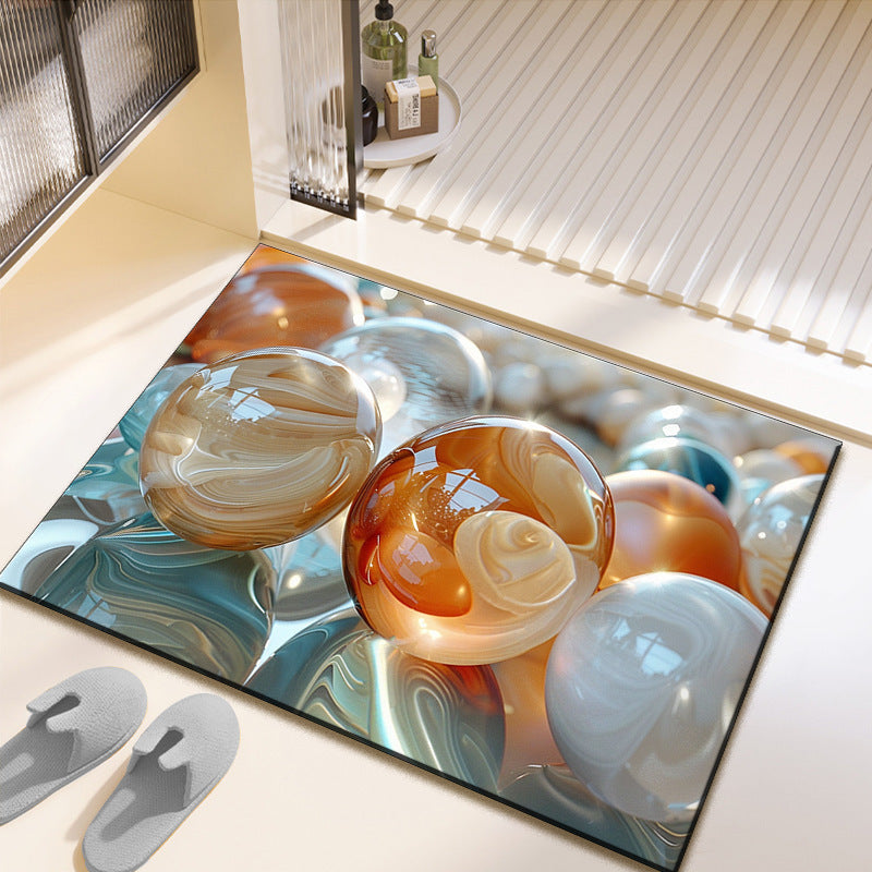 Artistic Photo-Printed Bath Mat | Kelmera