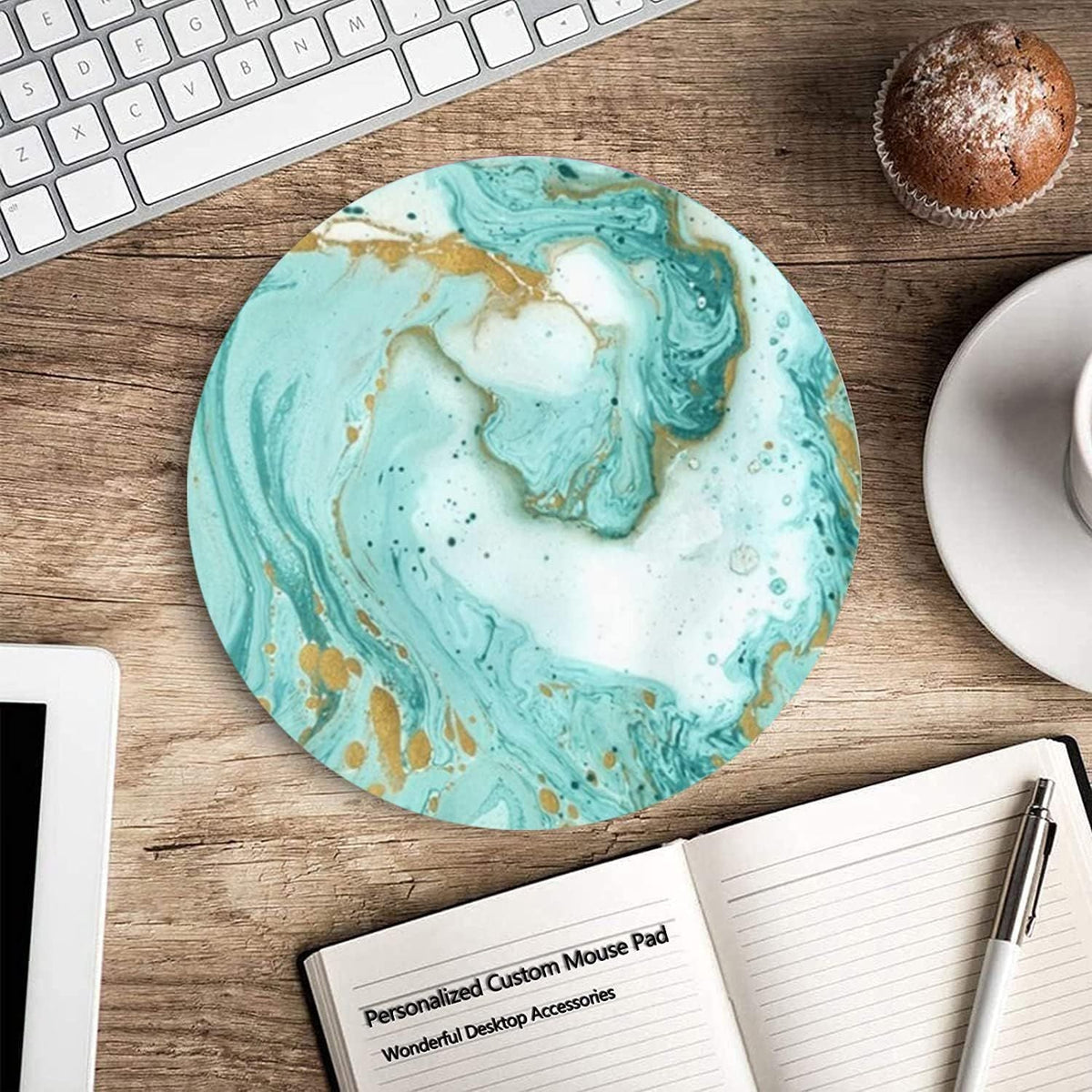 Artistic Round Desk Pad | Kelmera