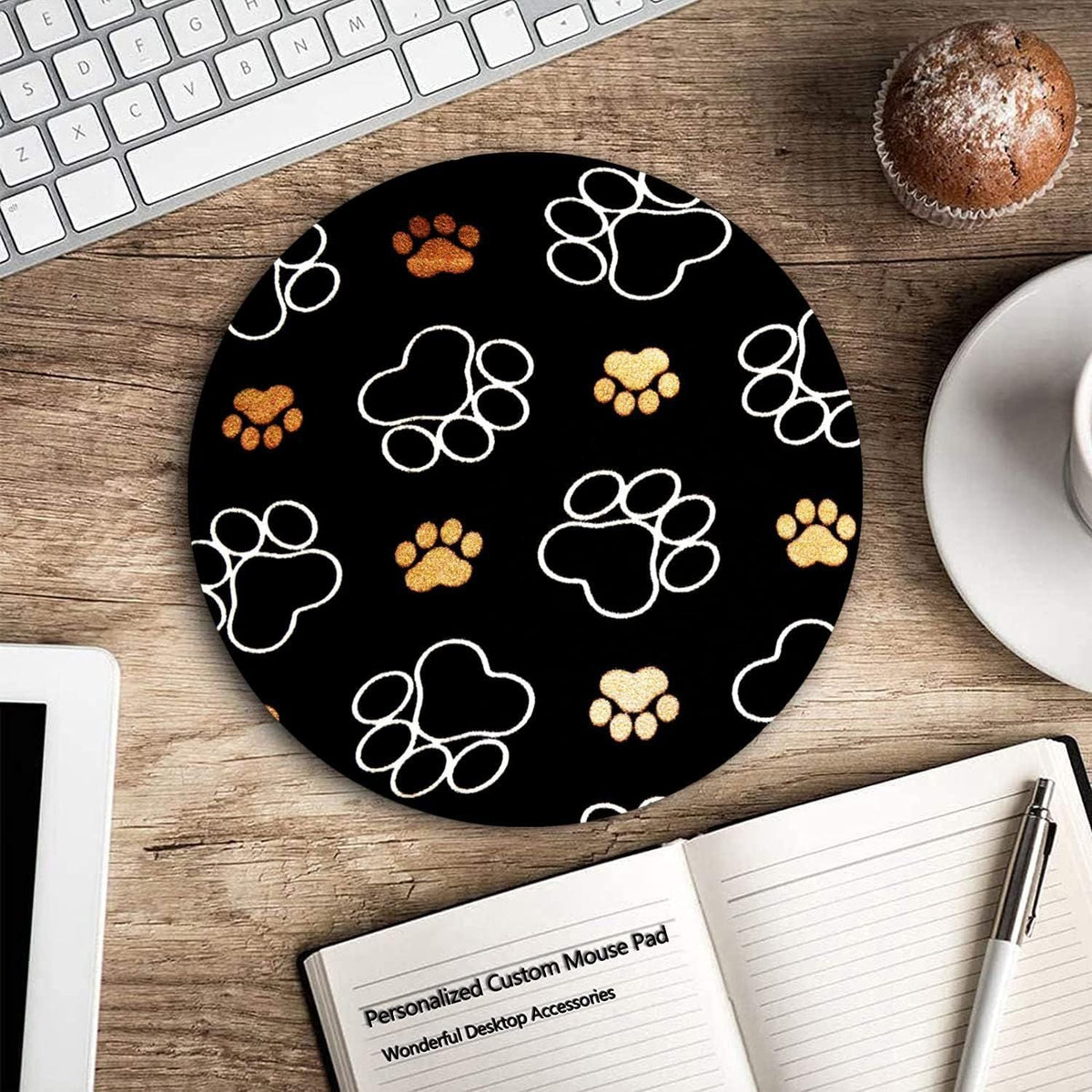 Artistic Round Desk Pad | Kelmera