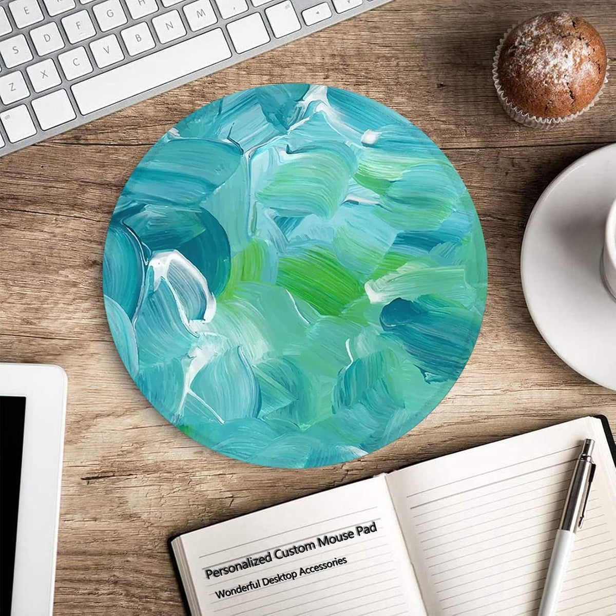 Artistic Round Desk Pad | Kelmera