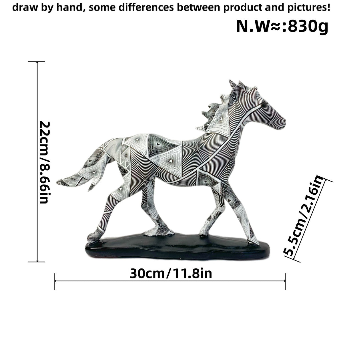 Artistic Running Horse Sculpture | Kelmera