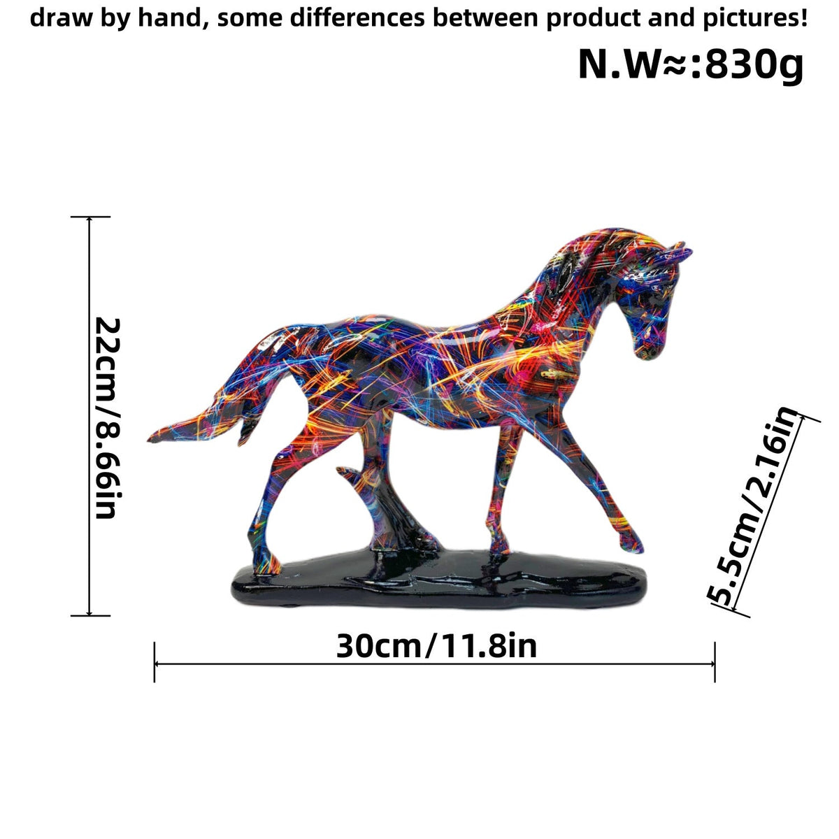 Artistic Running Horse Sculpture | Kelmera
