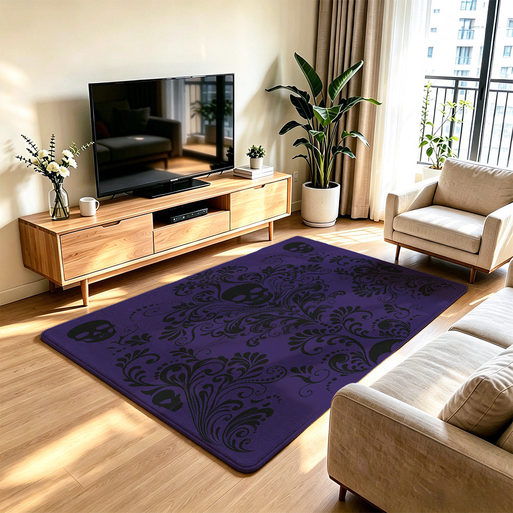 Artistic Skull Design Area Rug | Kelmera