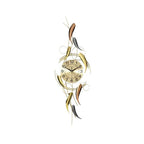 Artistic Wall Clock with Leaf Motif | Kelmera