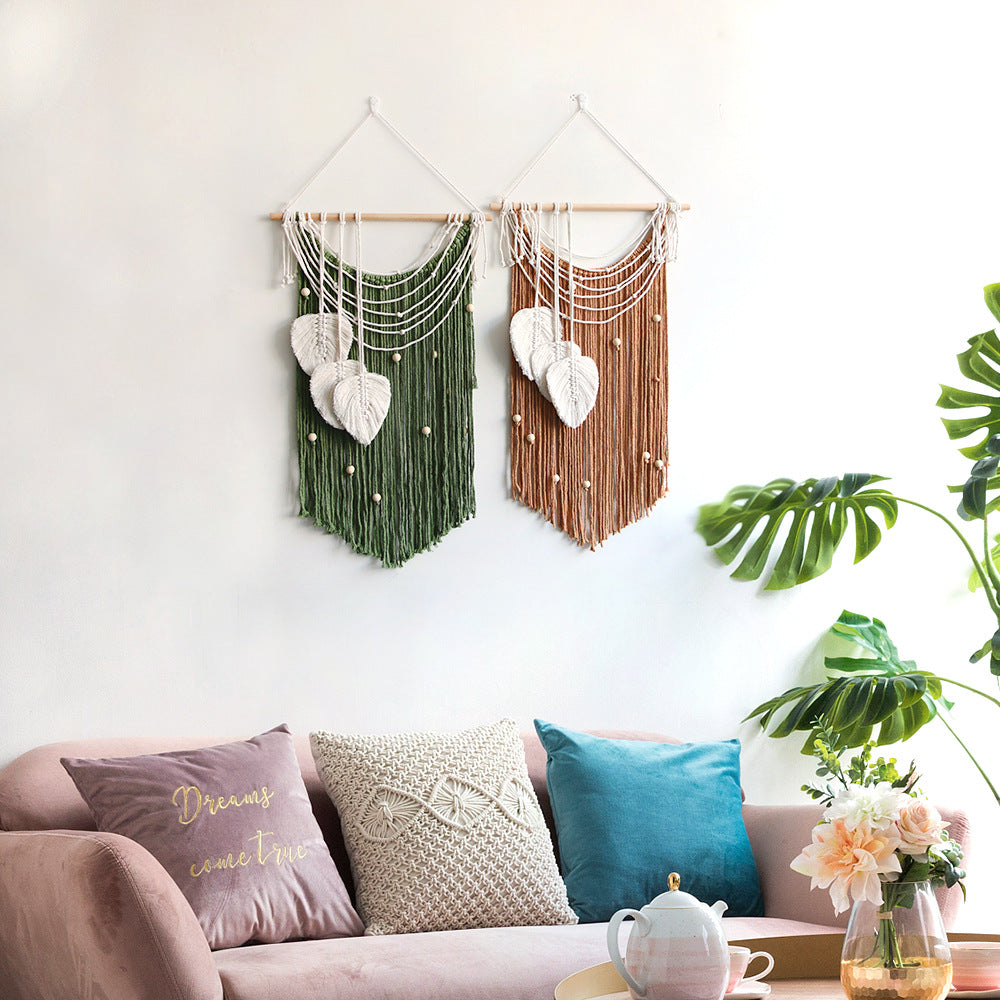 Artistic Wall Hanging made of Macrame with Hearts | Kelmera