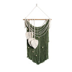 Artistic Wall Hanging made of Macrame with Hearts | Kelmera