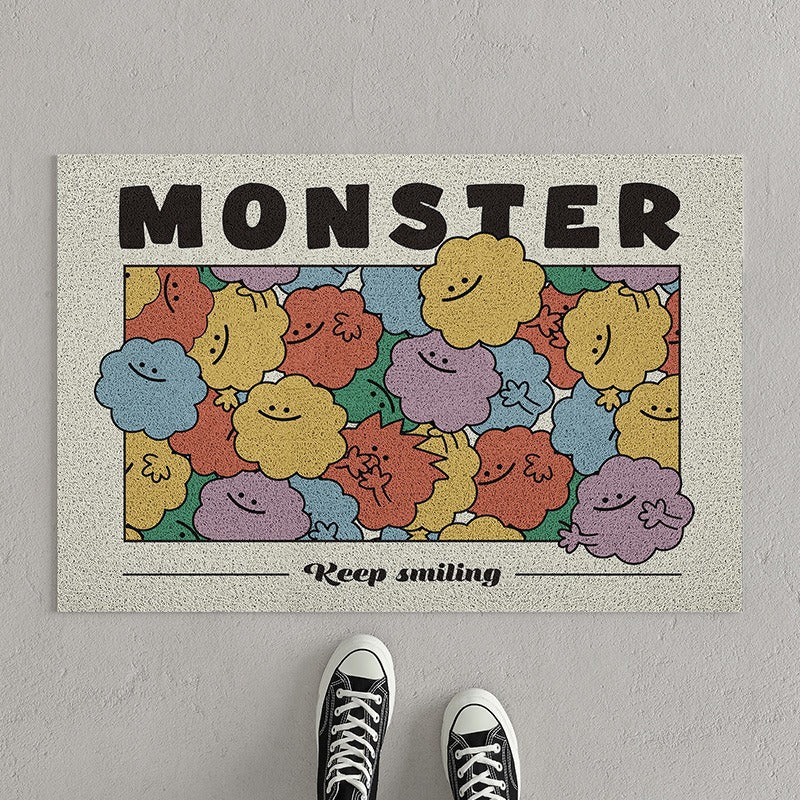 Artistic Welcome Floor Mat | Kelmera