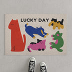 Artistic Welcome Floor Mat | Kelmera
