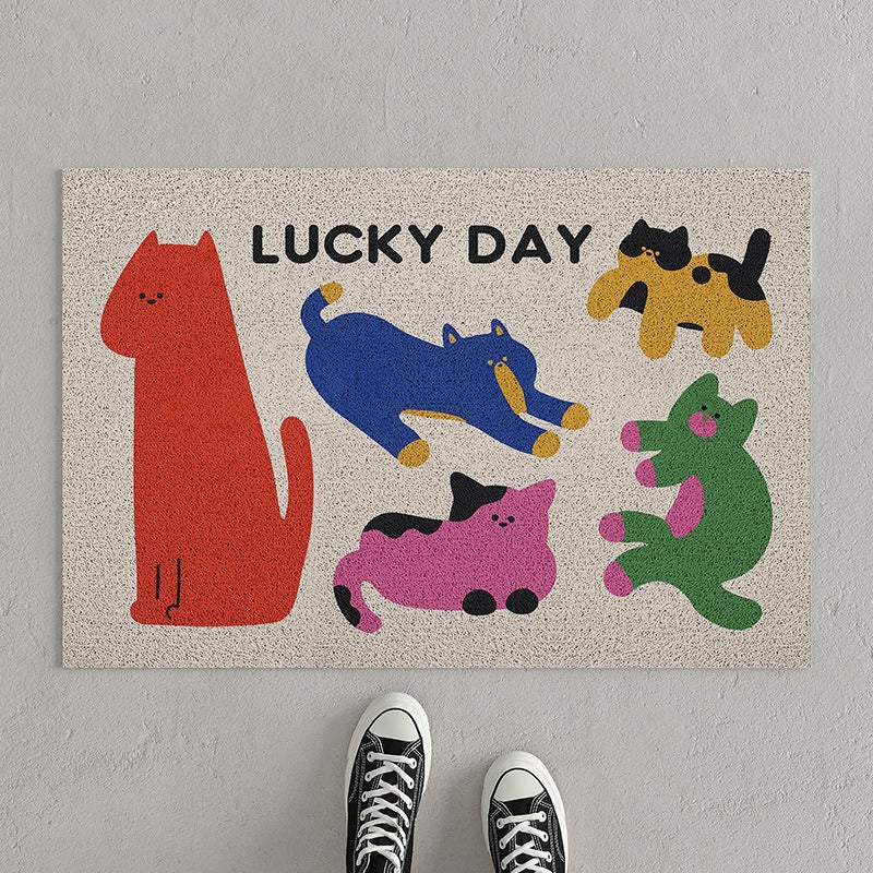 Artistic Welcome Floor Mat | Kelmera
