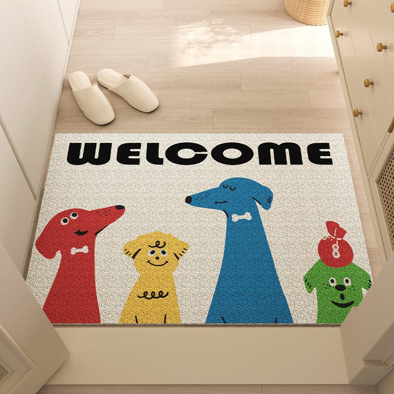 Artistic Welcome Floor Mat | Kelmera