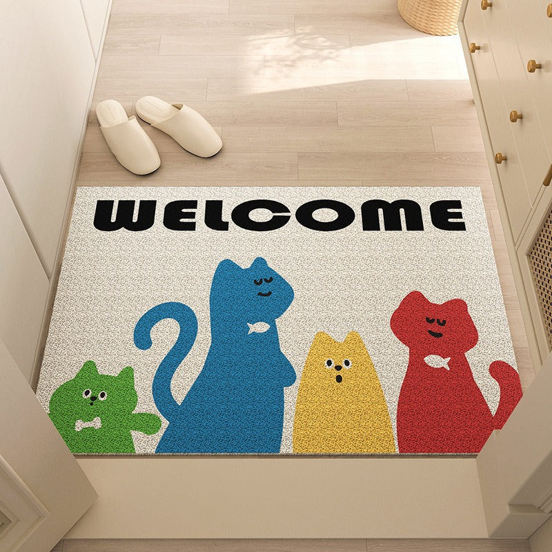 Artistic Welcome Floor Mat | Kelmera