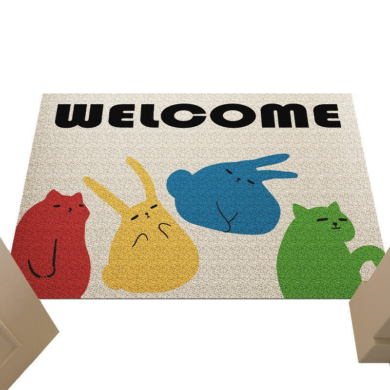 Artistic Welcome Floor Mat | Kelmera