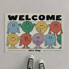 Artistic Welcome Floor Mat | Kelmera