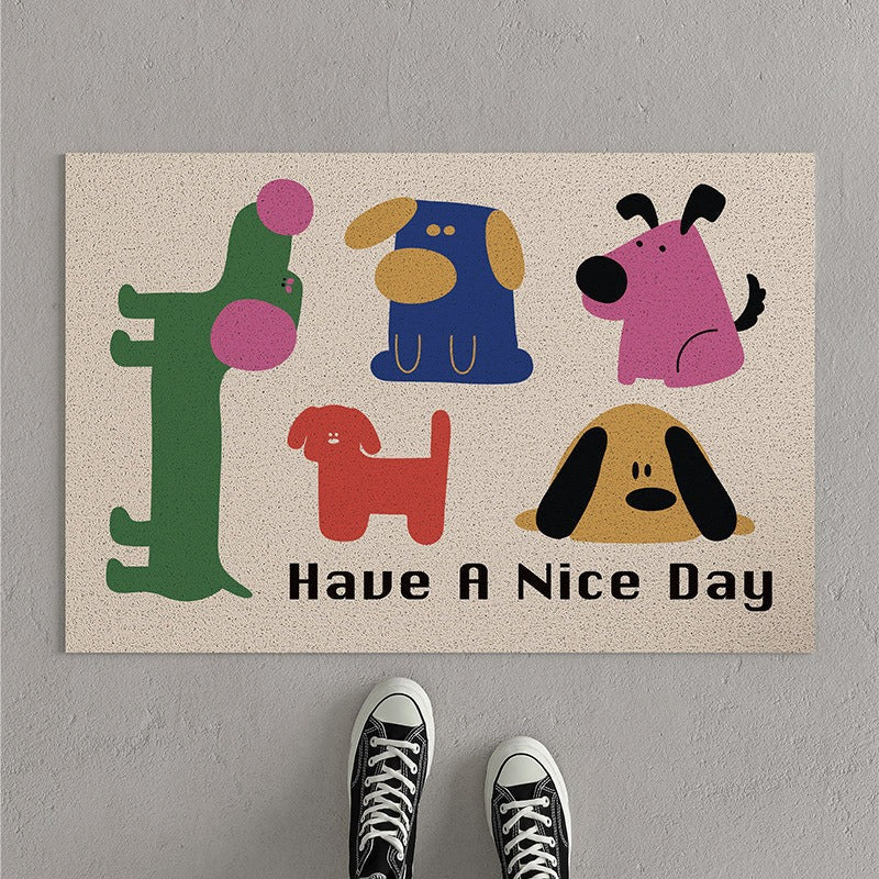 Artistic Welcome Floor Mat | Kelmera