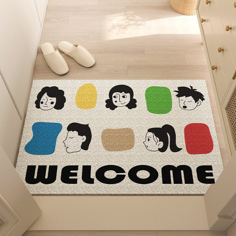 Artistic Welcome Floor Mat | Kelmera