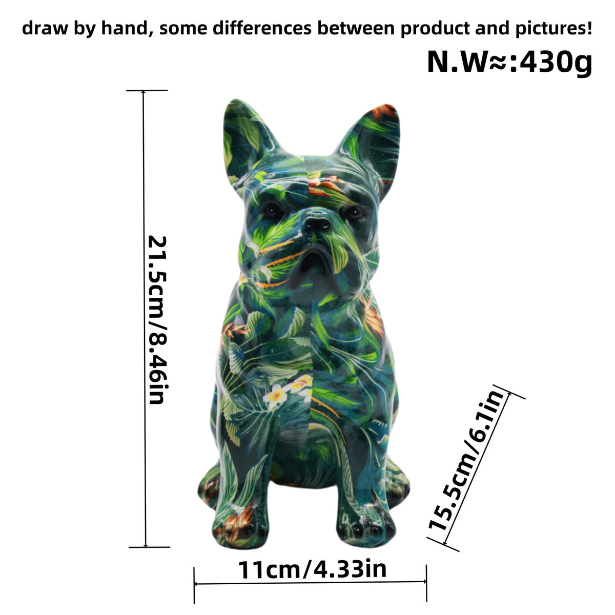 Artistically Designed Bulldog Figure | Kelmera