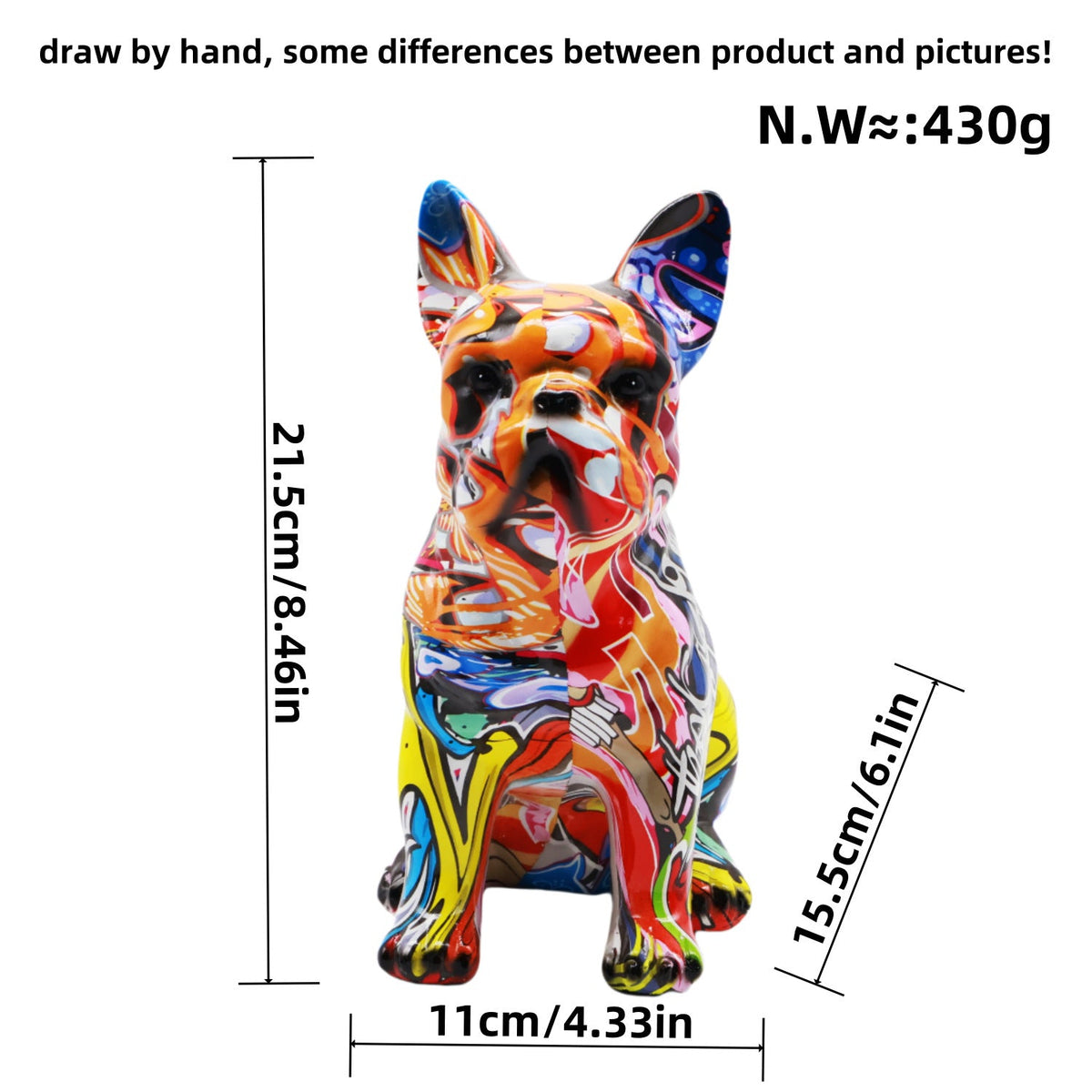 Artistically Designed Bulldog Figure | Kelmera