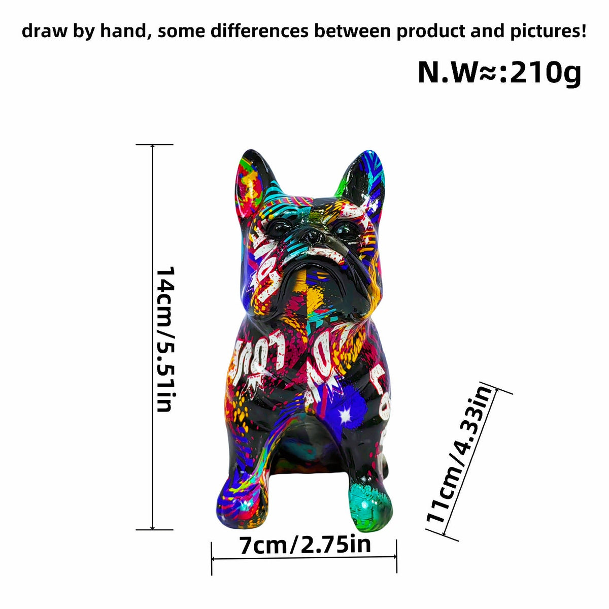 Artistically Designed Bulldog Figure | Kelmera
