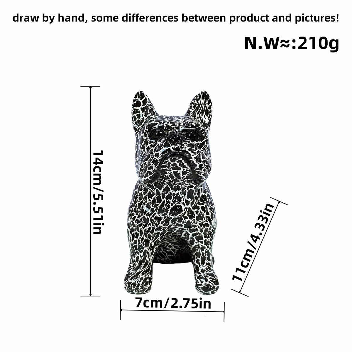 Artistically Designed Bulldog Figure | Kelmera
