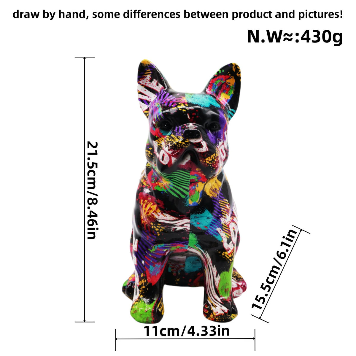 Artistically Designed Bulldog Figure | Kelmera