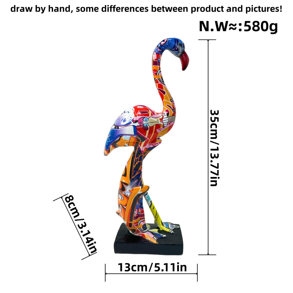 Artistically Designed Flamingo Sculpture | Kelmera