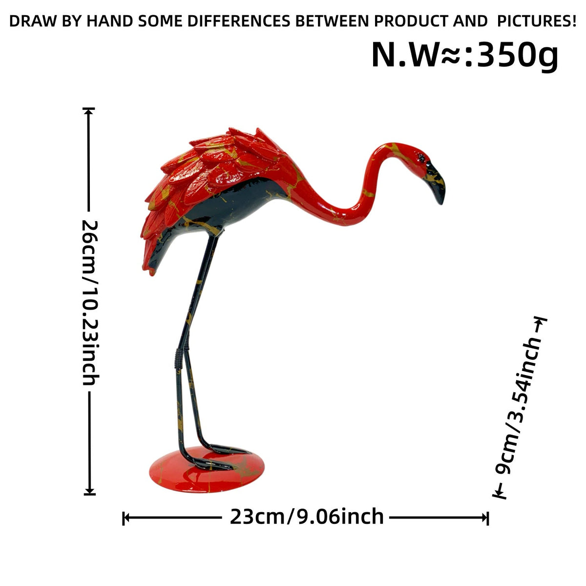 Artistically Designed Flamingo Sculpture | Kelmera