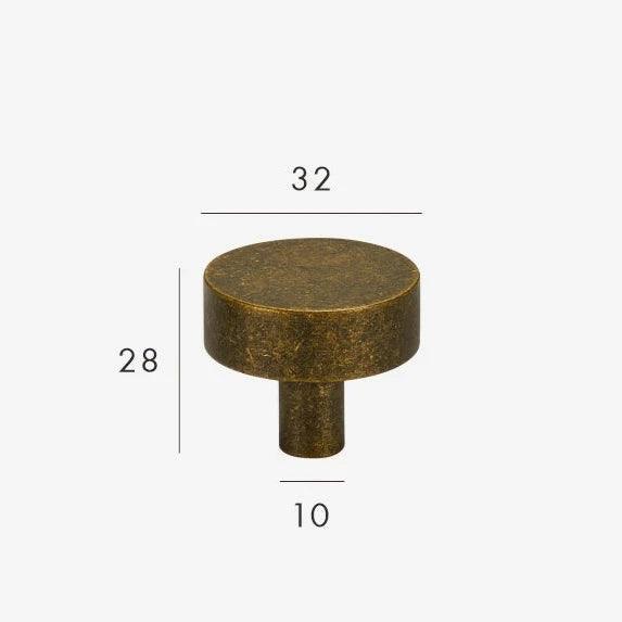 Ashira Brass Cabinet Knobs