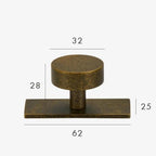 Ashira Brass Cabinet Knobs