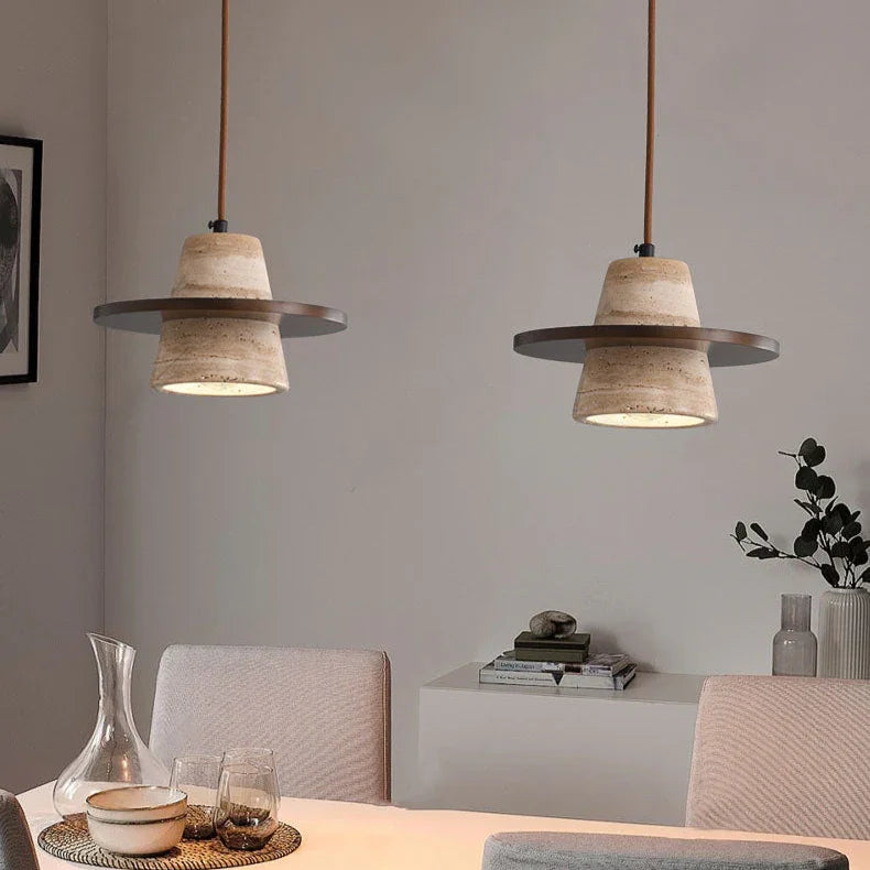 Ashryra Travertine Pendant Lamp
