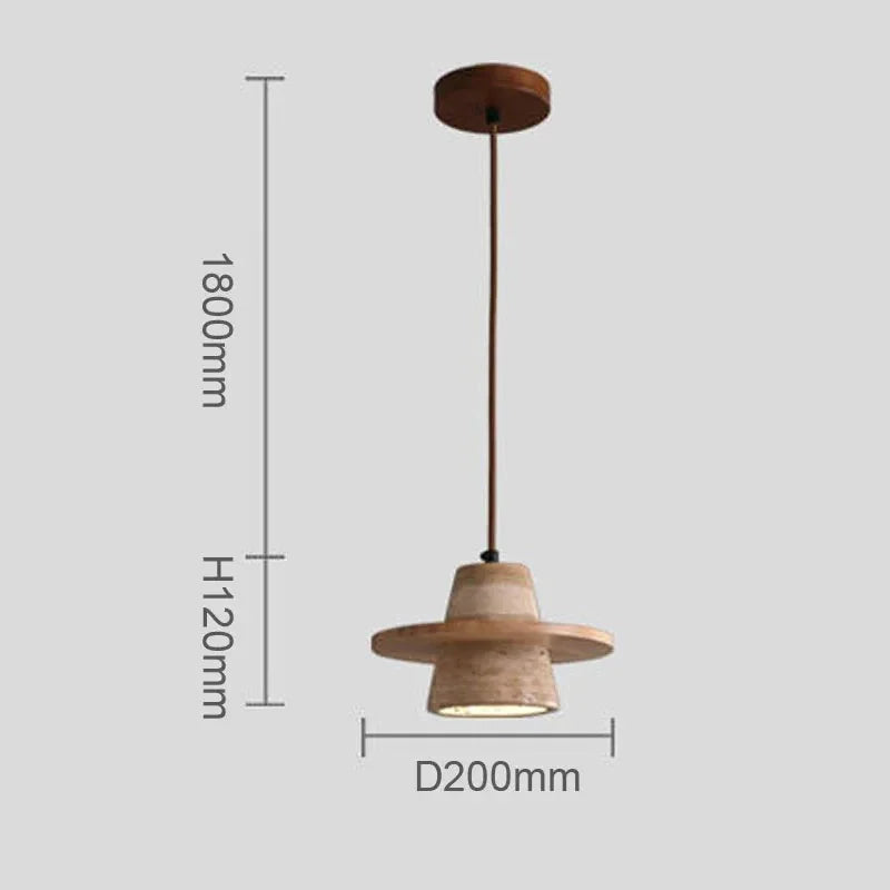 Ashryra Travertine Pendant Lamp