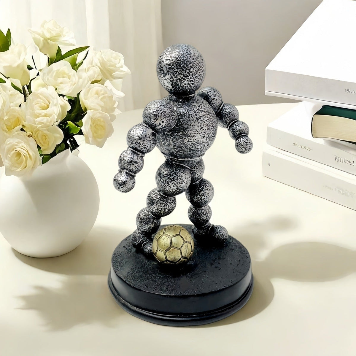 Athletic Figure Silver Bronze | Kelmera