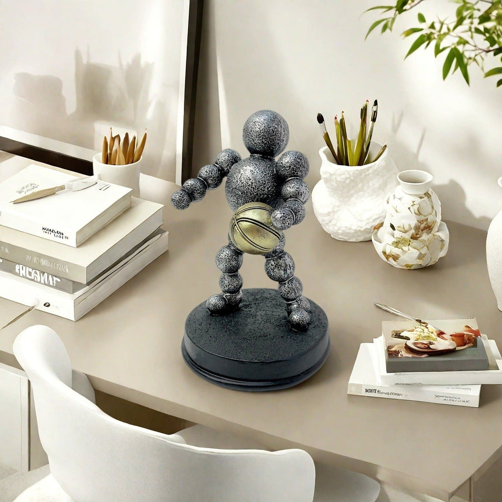 Athletic Figure Silver Bronze | Kelmera