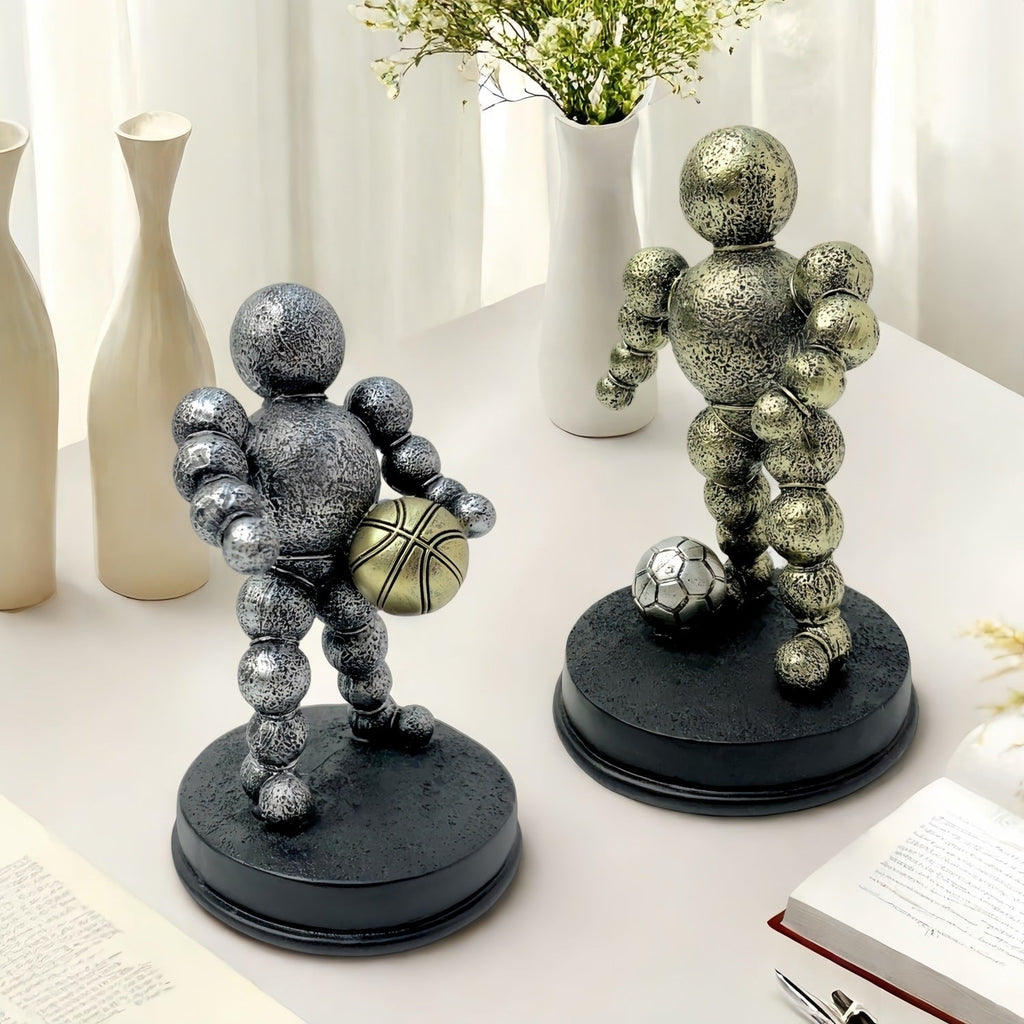 Athletic Figure Silver Bronze | Kelmera
